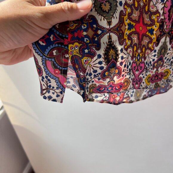 Veronica Beard Sura Printed silk Blouse – Women’s Size 6 - Picture 6 of 9